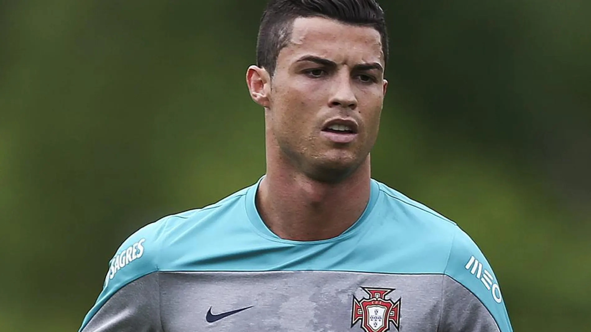 Cristiano Ronaldo durante un entrenamiento con Portugal en el pasado Mundial