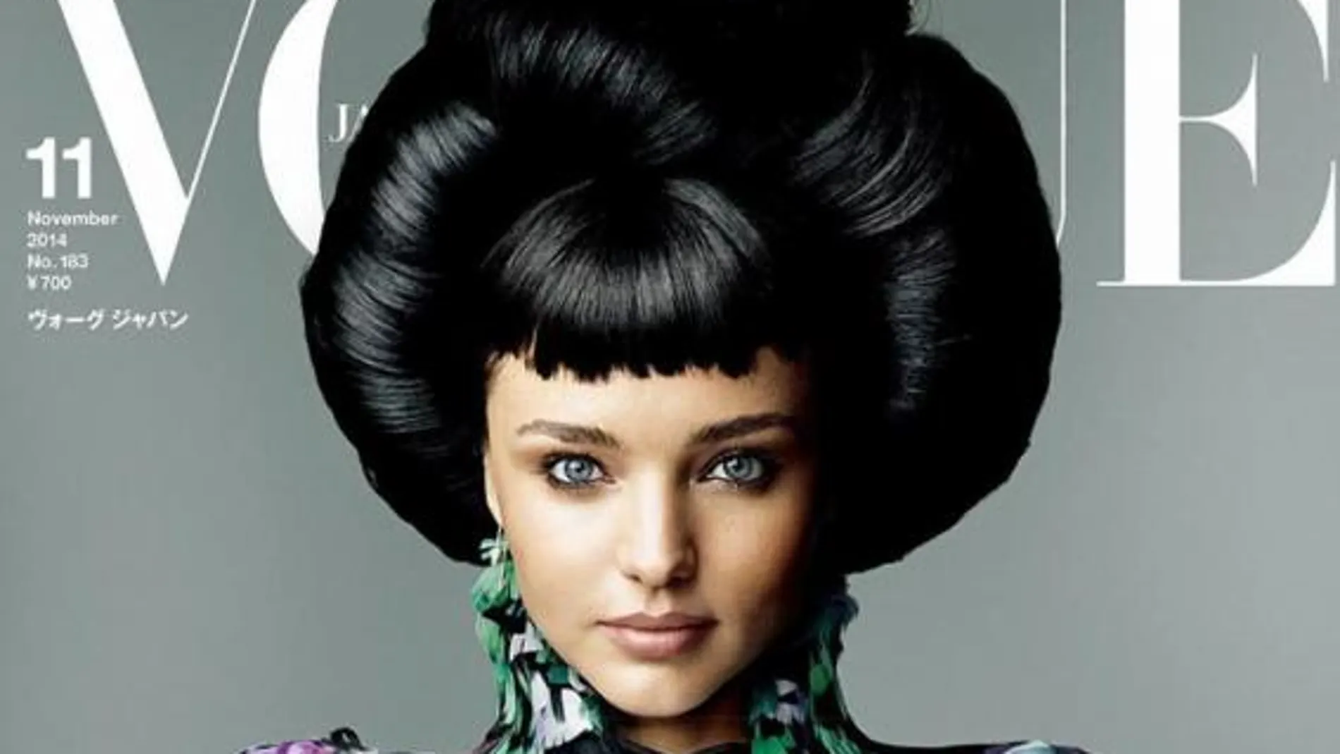 Miranda Kerr, de «geisha» en la portada de Vogue Japón