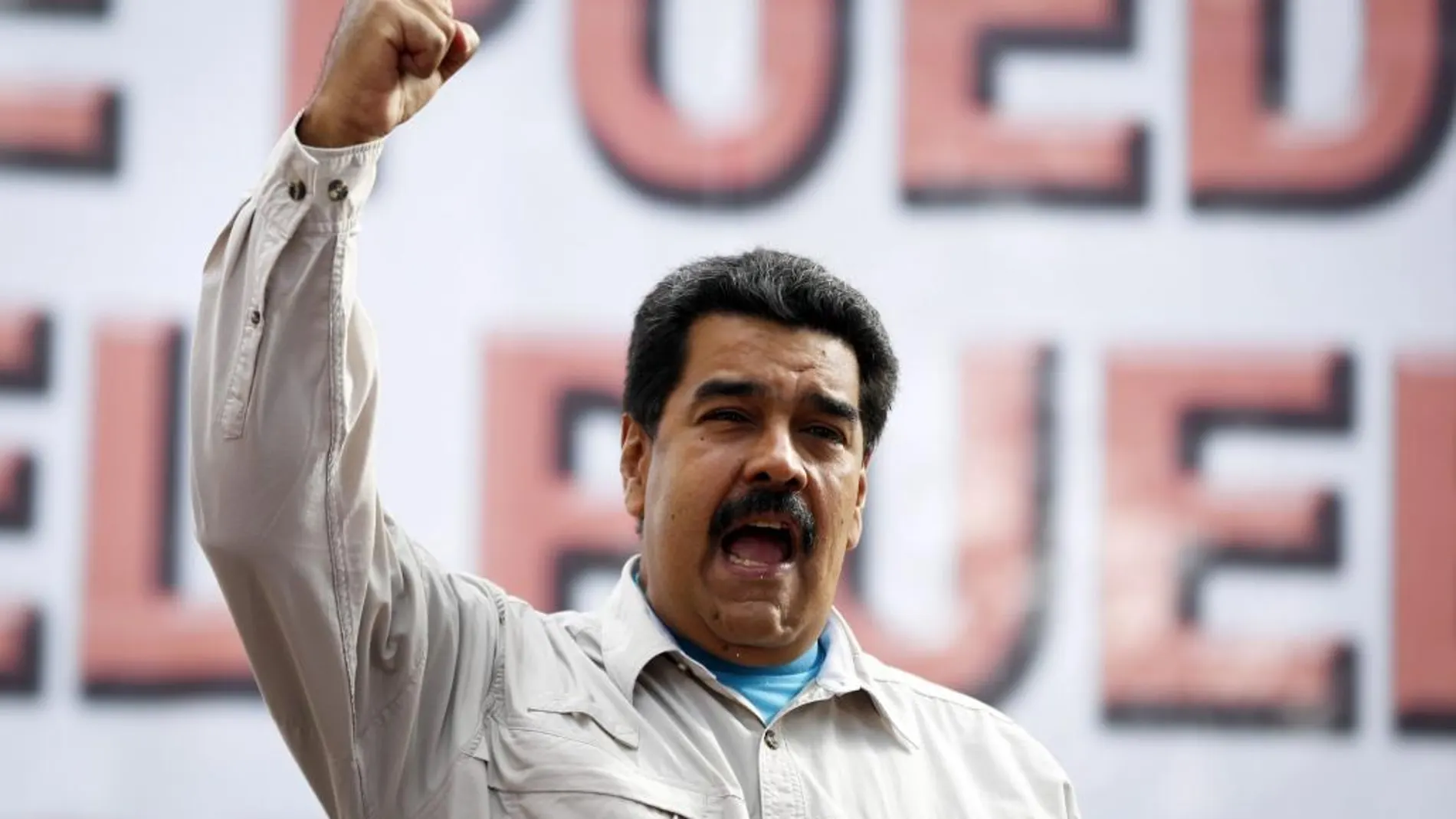 Nicolas Maduro, ayer en un discurso en Caracas