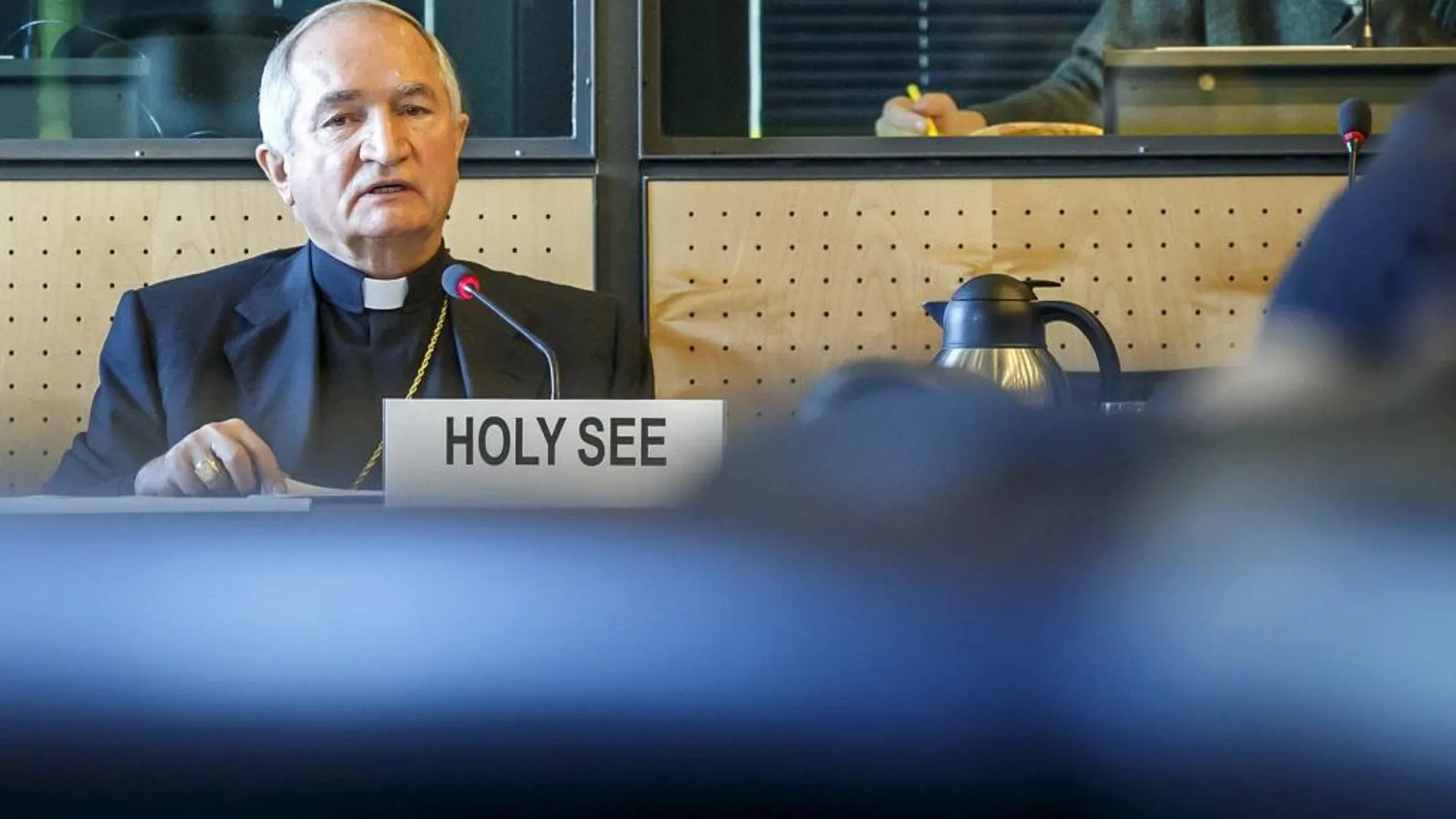 El representante diplomático del Vaticano ante Naciones Unidas en Ginebra, el arzobispo italiano Silvano Tomasi