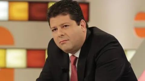Fabián Picardo, ayer, en el programa Espejo Público de Antena 3, durante su visita a Madrid.