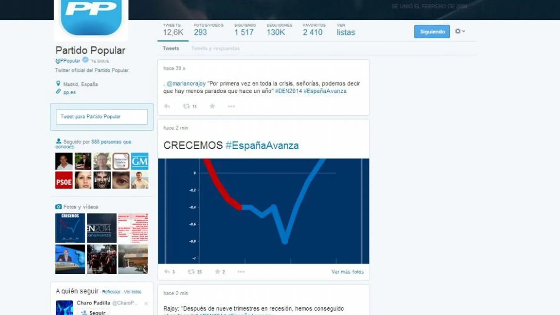 #EspañaAvanza, hashtag del PP en Twitter para el Debate