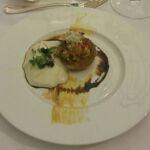 Champiñón con Ratatouille y espuma ligera de alioli