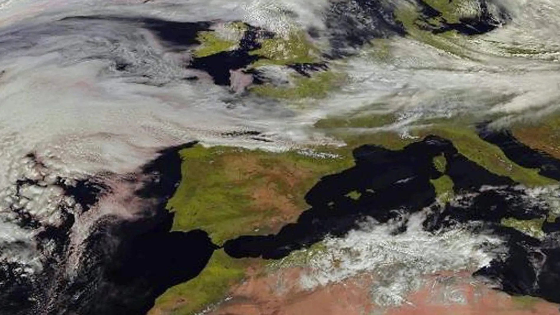 Imagen meteorológica del satélite Meteosat