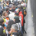 Un grupo de periodistas protesta por el ERE de Telemadrid