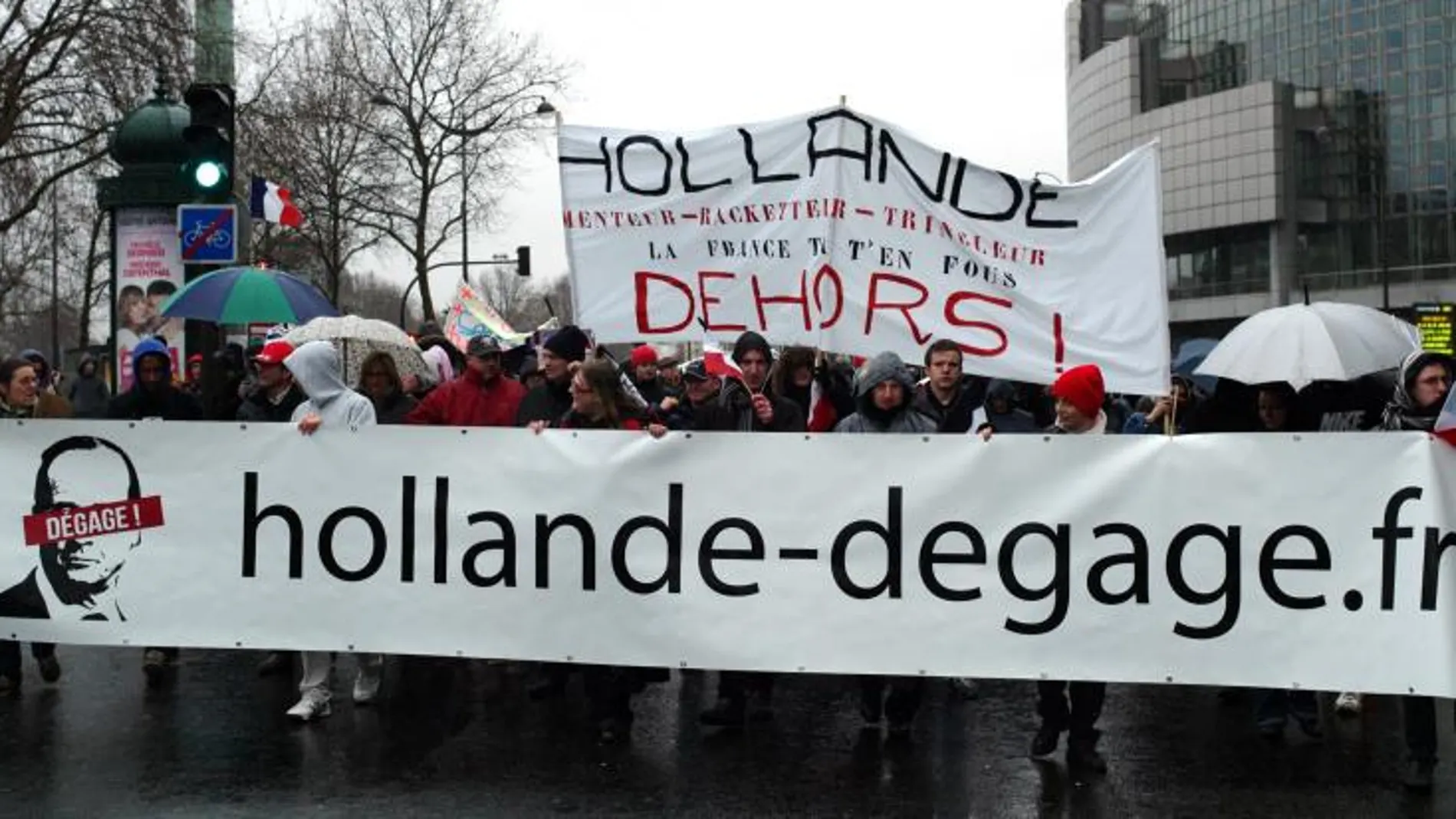 Imagen de la manifestación en París
