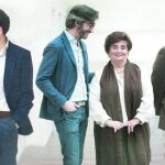 Fotomontaje: Borja Semper junto a Mari Mar Blanco. Iñaki Oyarzabal junto a Pilar Elías. Arantza Quiroga junto a Manuel Giménez