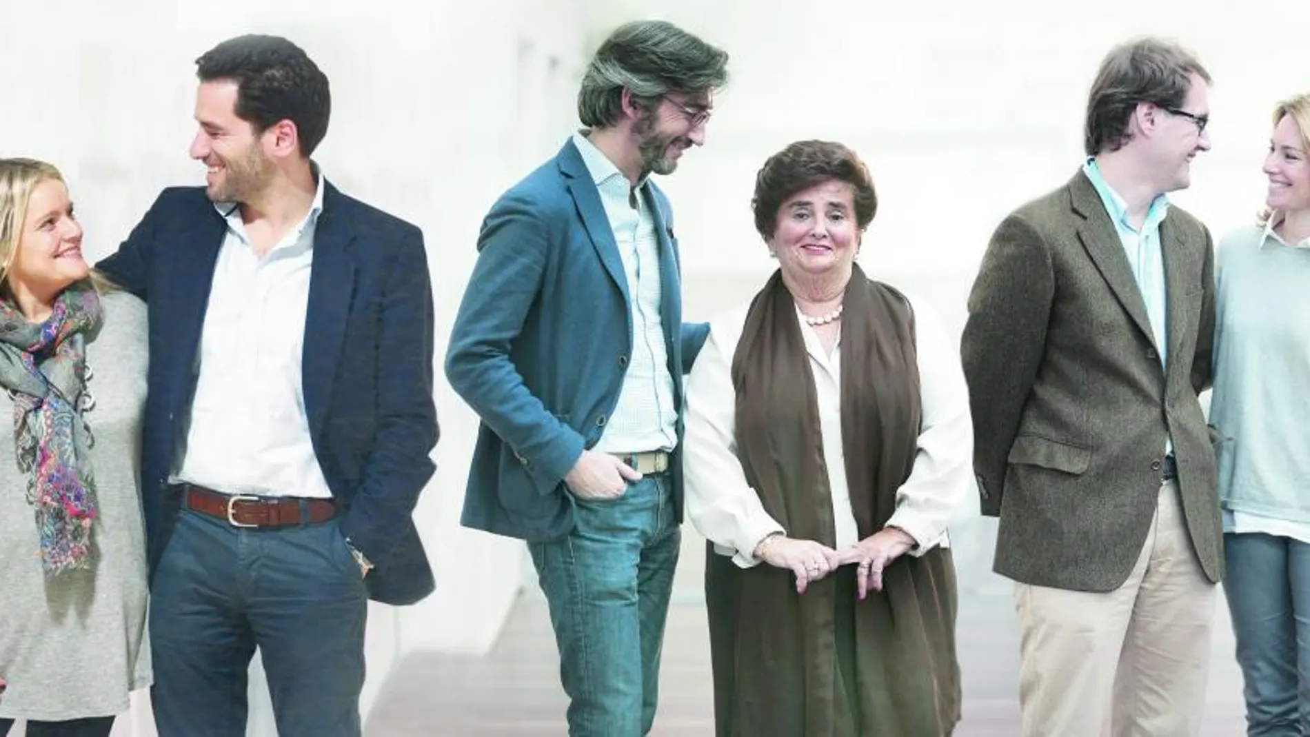 Fotomontaje: Borja Semper junto a Mari Mar Blanco. Iñaki Oyarzabal junto a Pilar Elías. Arantza Quiroga junto a Manuel Giménez