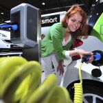 Un vehículo eléctrico, en una imagen de archivo