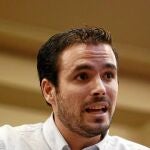 El diputado nacional por IU de Málaga, Alberto Garzón