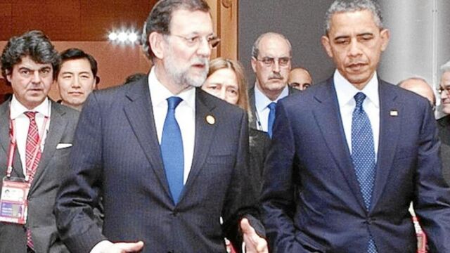 En marzo de 2012, Obama invitó a Rajoy a visitar la Casa Blanca en su primer encuentro en Seúl