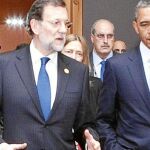 En marzo de 2012, Obama invitó a Rajoy a visitar la Casa Blanca en su primer encuentro en Seúl