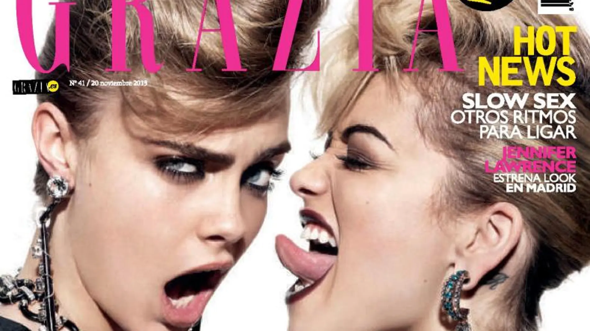 Cara y Rita, las BBF (Best Fashion Friends), en la portada de «Grazia»
