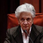 Marta Ferrusola, esposa del expresidente de la Generalitat Jordi Pujol, durante su comparecencia ante la comisión de investigación del Parlament