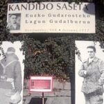 Homenaje a Saseta, comandante de los «gudaris»