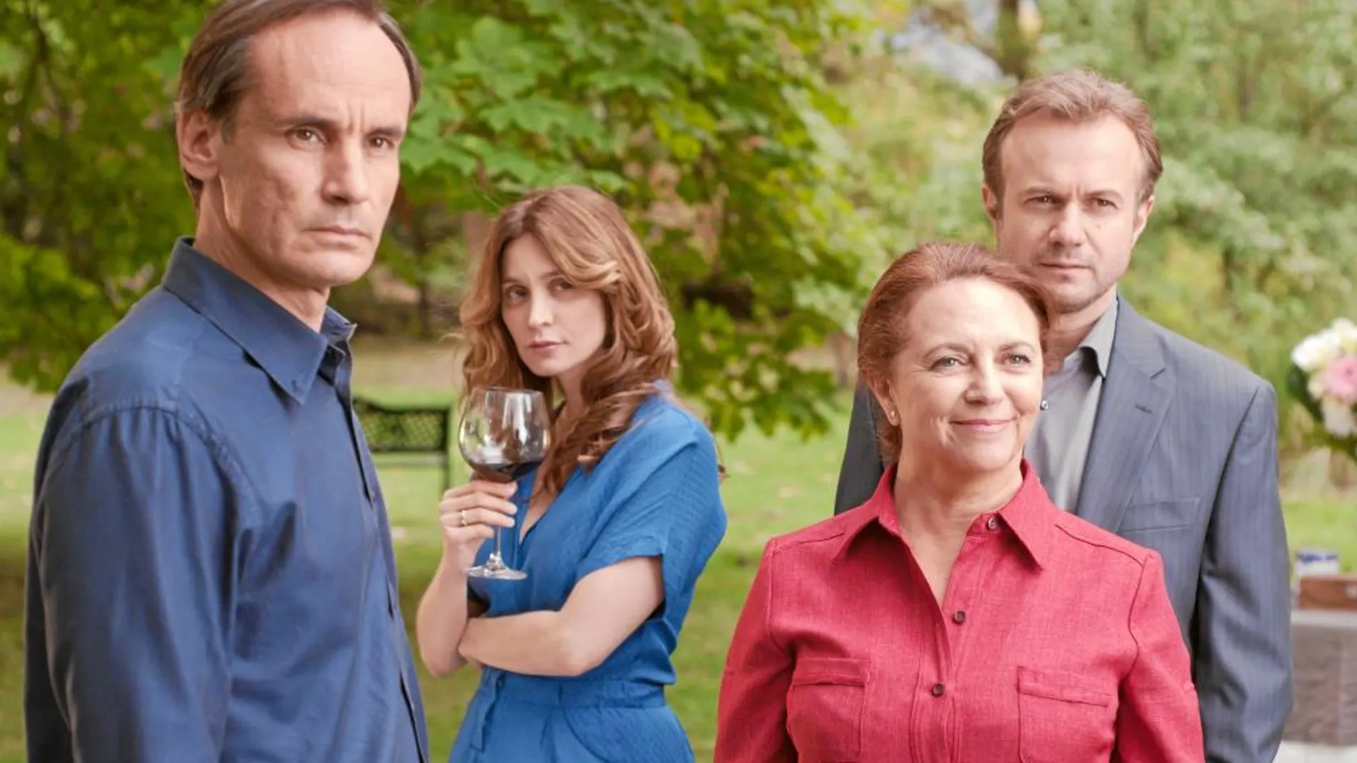 De izda. a dcha., Francesç Garrido, Ana Risueño, Gloria Muñoz y Tristán Ulloa
