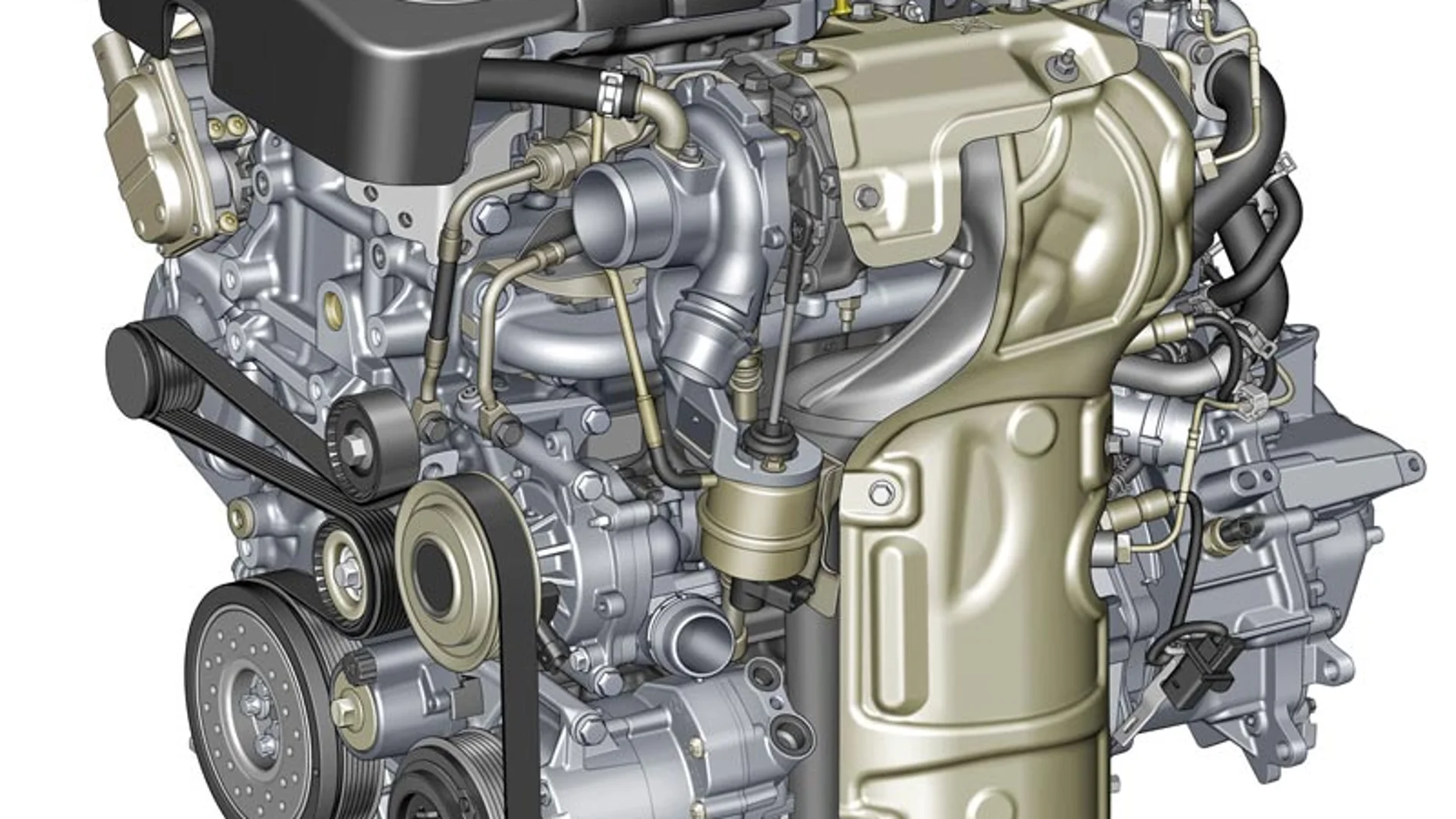 El nuevo motor está fabricado íntegramente en aluminio.