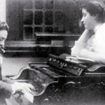 Isaac Albéniz, al piano, interpretando una de sus piezas