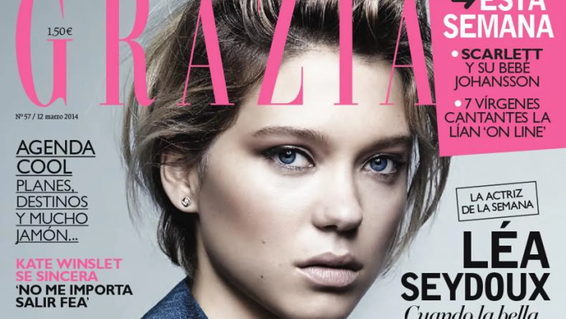 Léa Seydoux, portada de Grazia esta semana