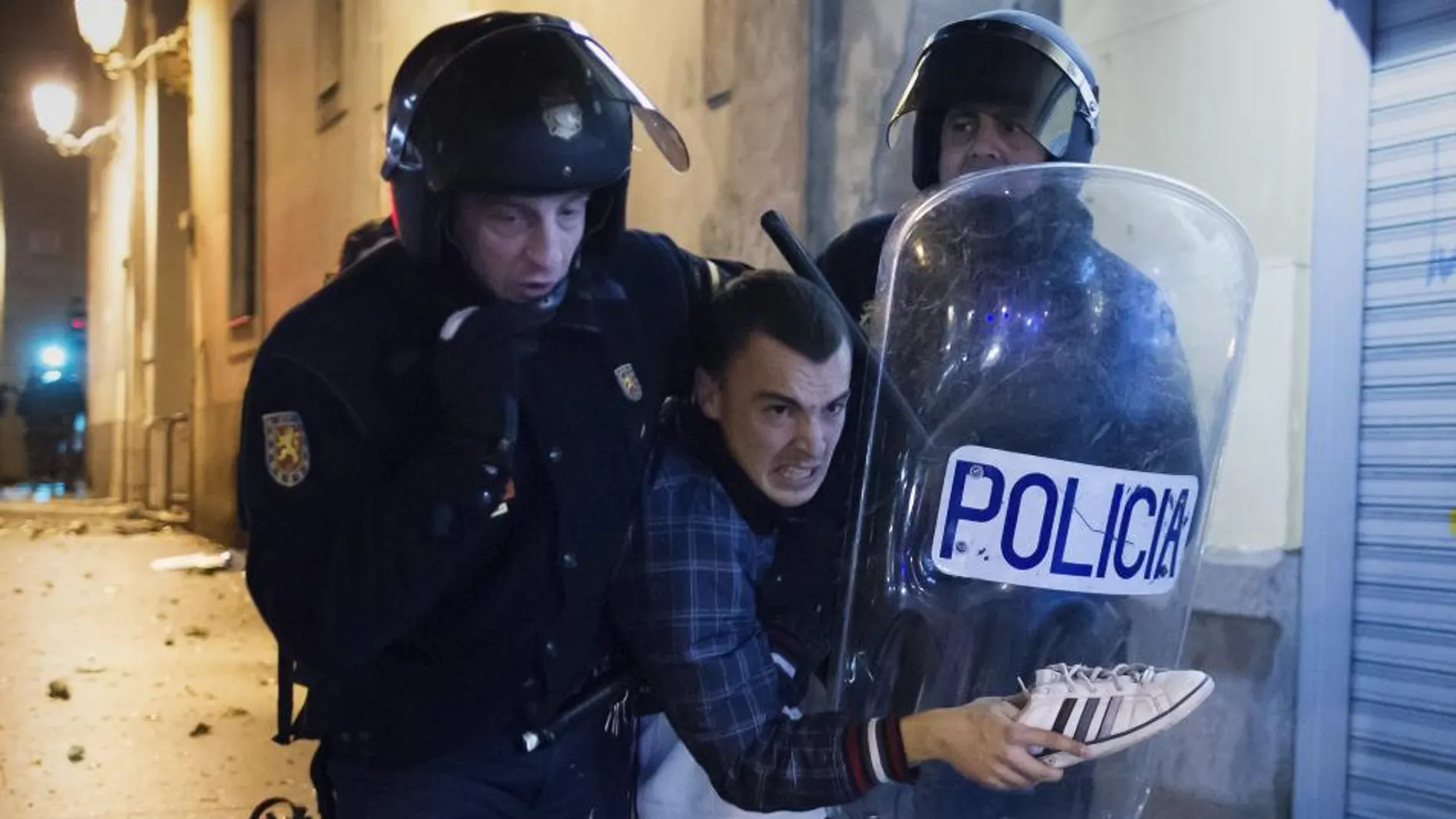 La protesta «Rodea el Congreso» se salda con 7 detenidos y 23 heridos
