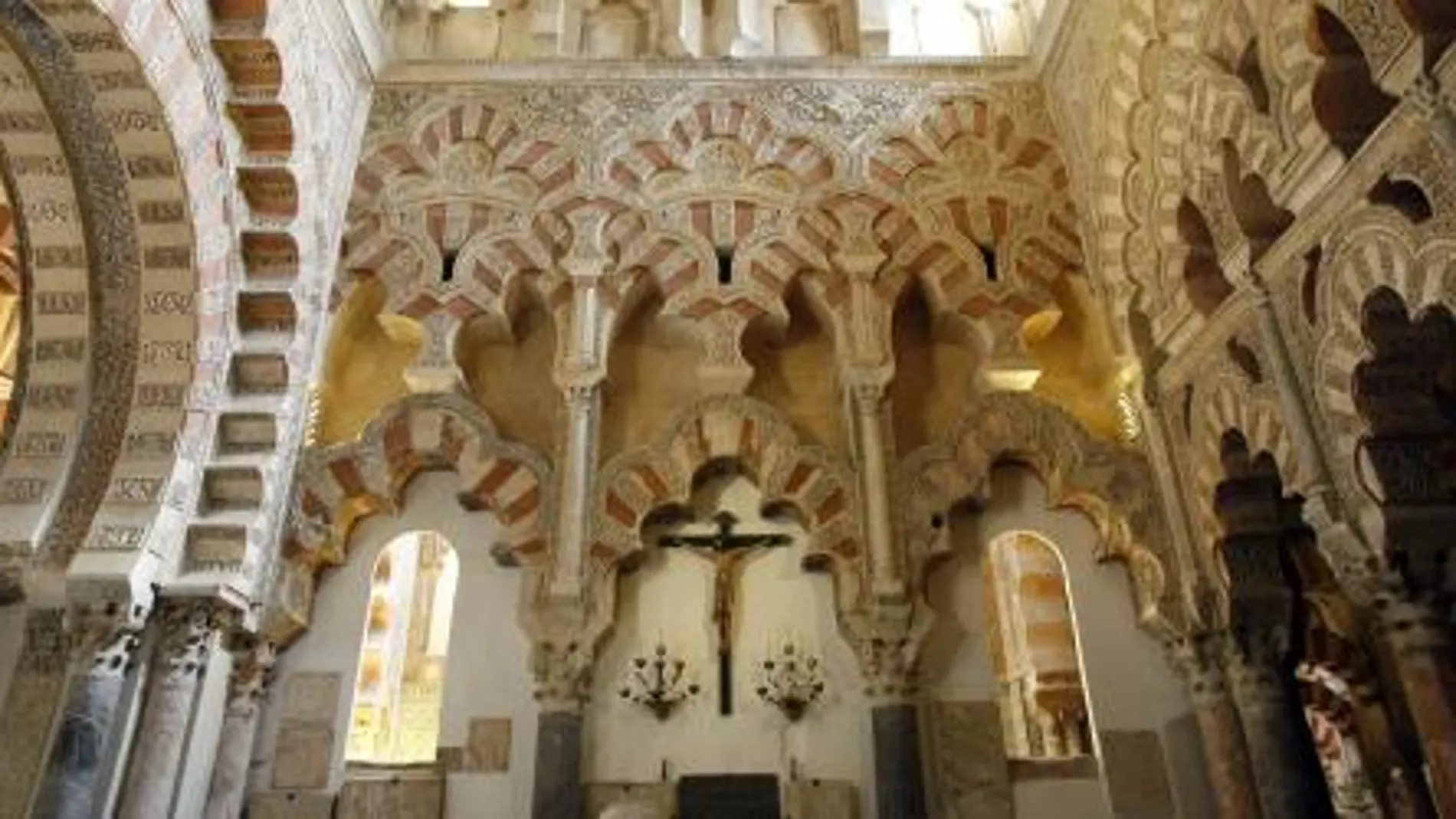 Interior de la Mezquita de Córdoba.
