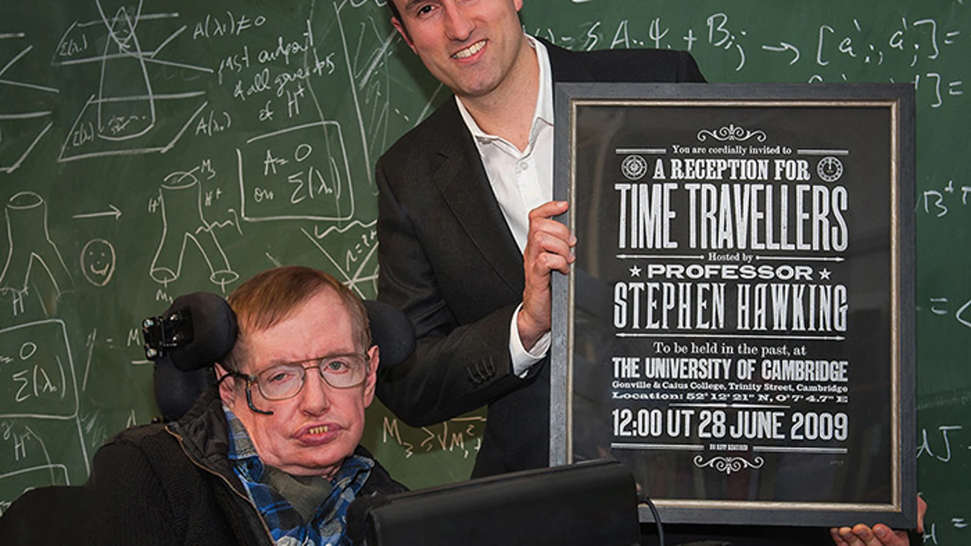 Stephen Hawking realizó su experimento del viaje del tiempo en 2009. Ahora, Kiteprint.com ha lanzado una edición especial con las invitaciones