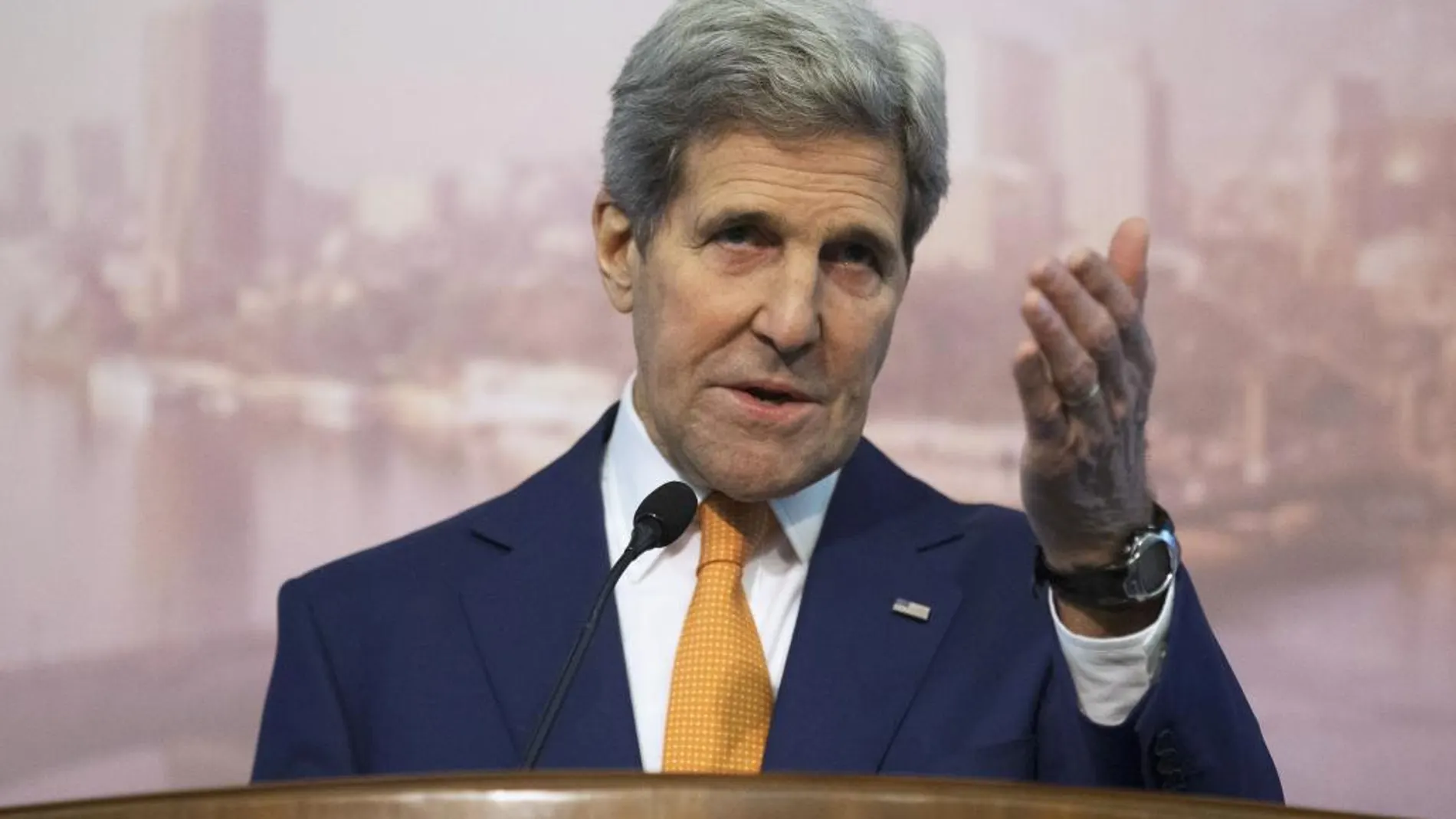 El secretario de Estado norteamericano, John Kerry