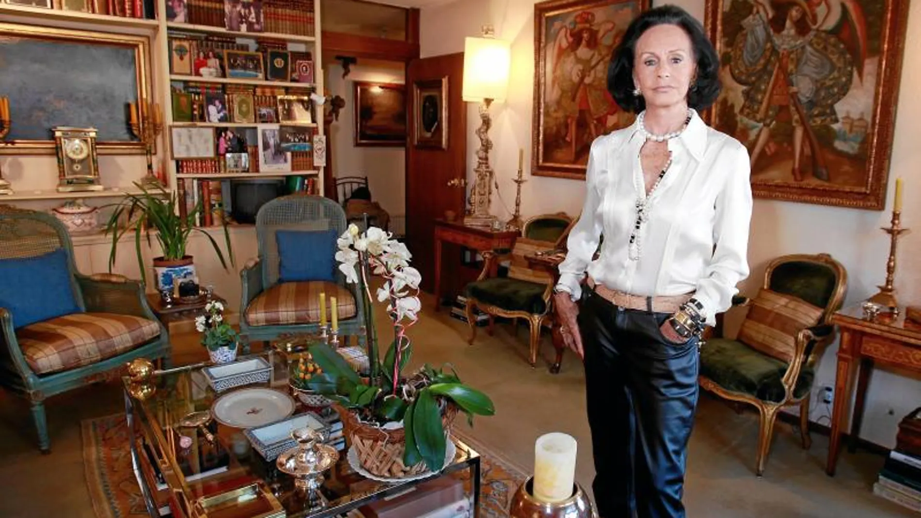 Sonsoles Diez de Rivera posa para LA RAZÓN en su casa de Madrid