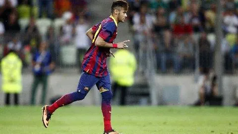 Neymar, en un momento del encuentro