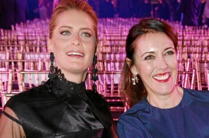 La princesa Tatiana de Grecia junto a Olga Ruiz Minguito, directora de «Telva»