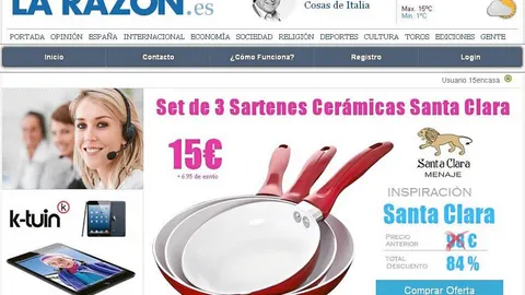 A través de la web de LA RAZÓN puede accederse a la nueva plataforma de venta on line
