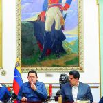 Chávez, durante la comparecencia en la que designó sucesor a Maduro el 8 de diciembre