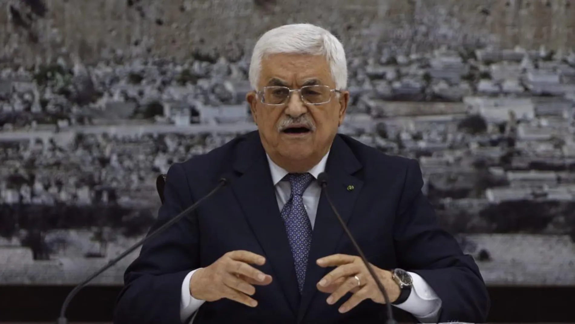 Abbas dice que Netanyahu acepta un estado palestino en las fronteras del 67