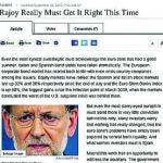 «The Wall Street Journal» aplaude a Rajoy por no pedir el rescate