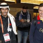 Manolo Cadenas, a su llegada a Qatar
