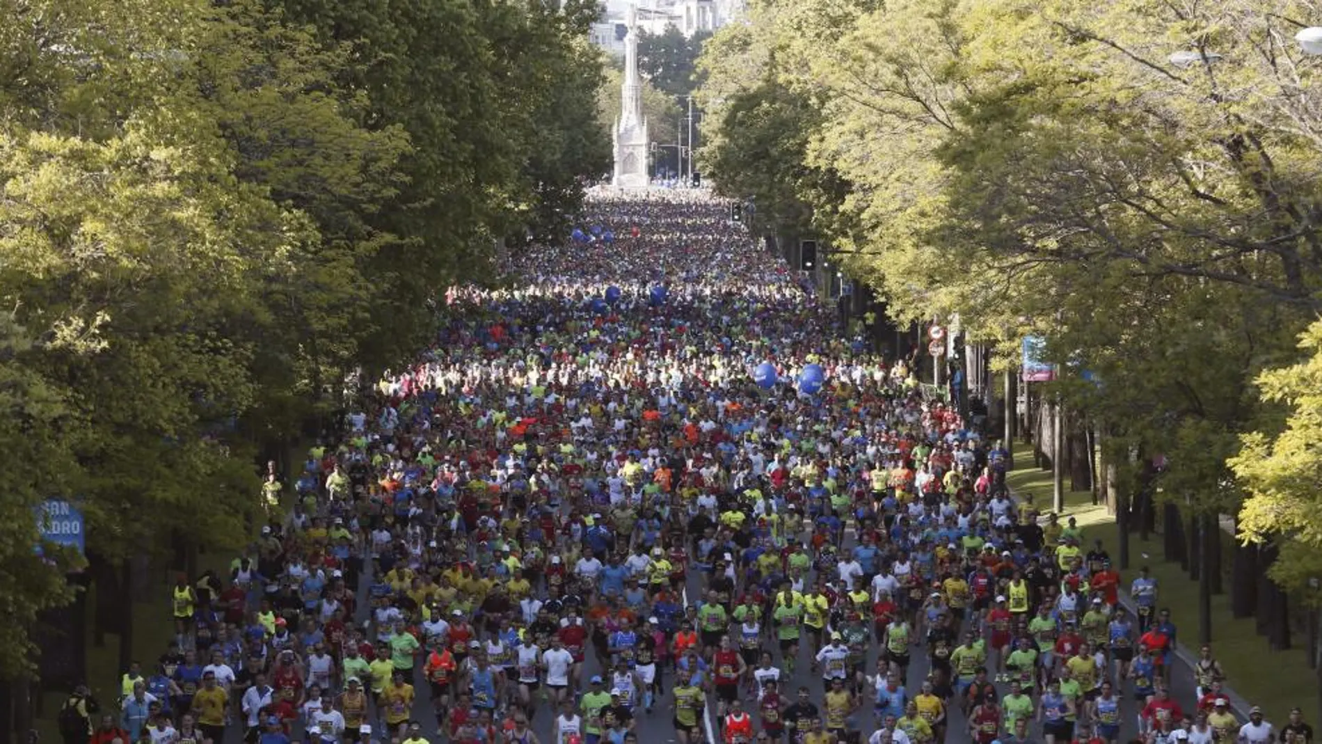 29.000 corredores tomaron las calles de la capital para participar en el maratón de Madrid de 2019, el último celebrado en la capital