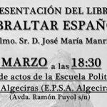 Presentación del libro «Gibraltar Español»