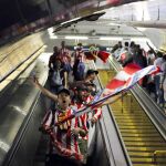 El metro de Lisboa, saturado a tres horas de la final