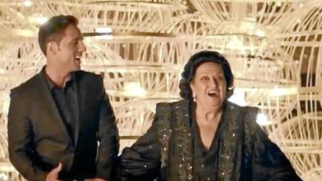 David Bustamante y Montserrat Caballe