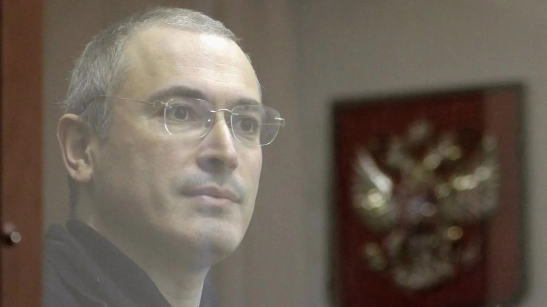 Mijail Jodorkovski, durante su juicio en Rusia