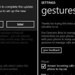 «Gestures Beta», una app de reconocimiento de gestos para Windows Phone
