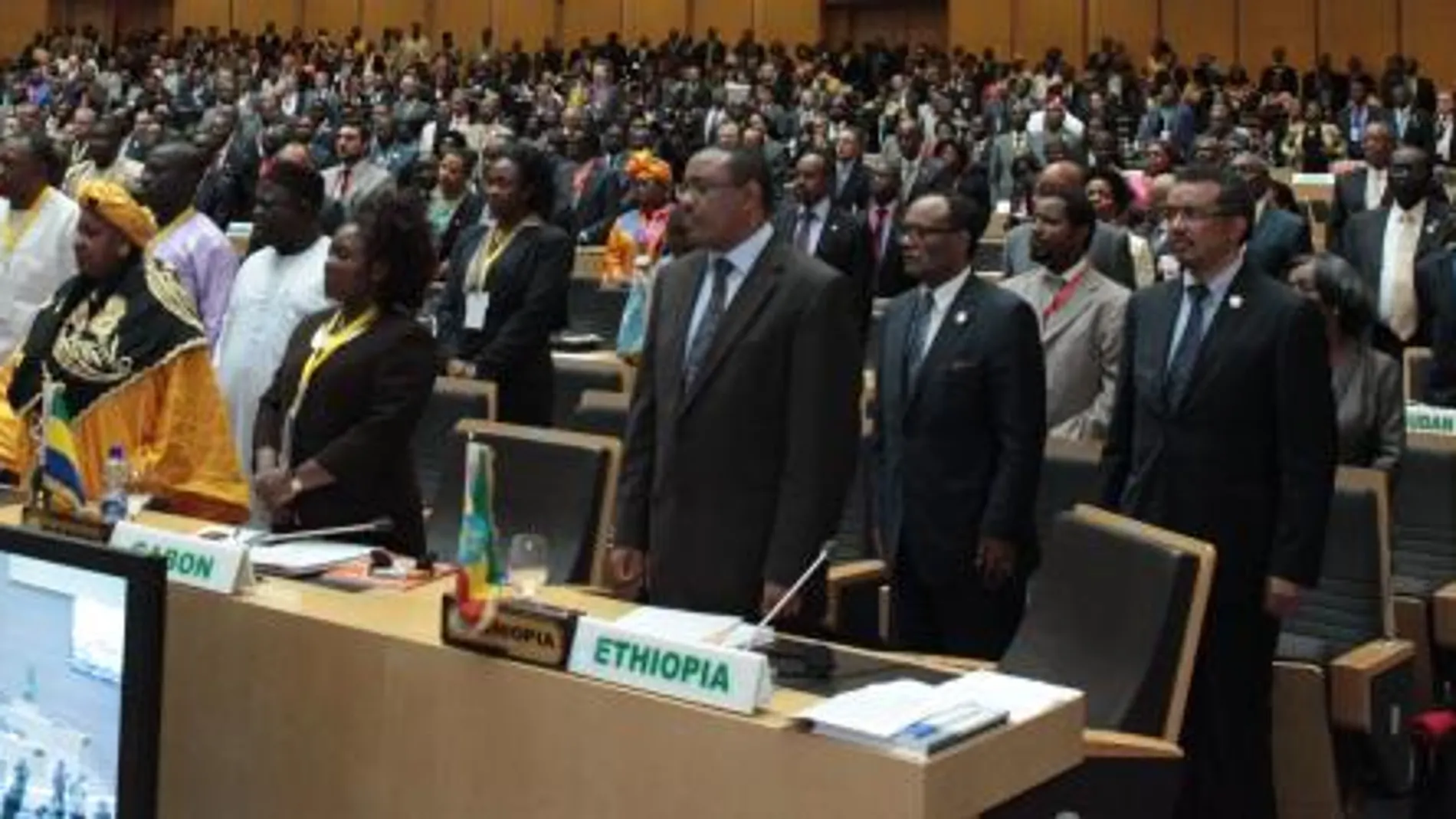Ceremonia de clausura de la última sesión de la asamblea de la Unión Africana, el pasado mes de enero.