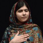 La paquistaní Malala Yusufzai durante una rueda de prensa celebrada en la Biblioteca de Birmingham, Reino Unido