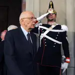 Giorgio Napolitano, presidente de la República de Italia.