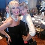 Carmen y la diseñadora Patricia Nicolás en la fiesta de Vogue Joyas