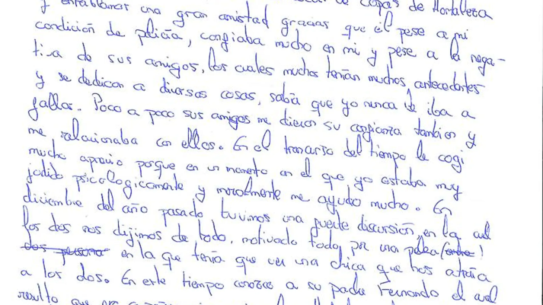 «Discutimos y él me golpeó. Le disparé y huí sin saber que le había matado»