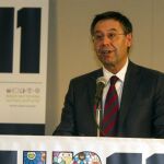 El presidente del F. C. Barcelona, Josep María Bartomeu