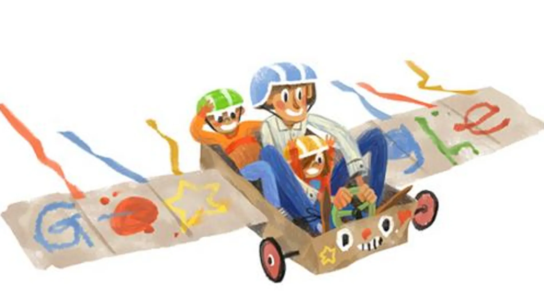 Google se pone tierno con un doodle sobre el día del Padre