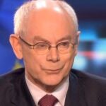 Herman Van Rompuy, durante la entrevista para la cadena belga VTM