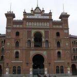 Fachada de la Plaza de Toros de Las Ventas.